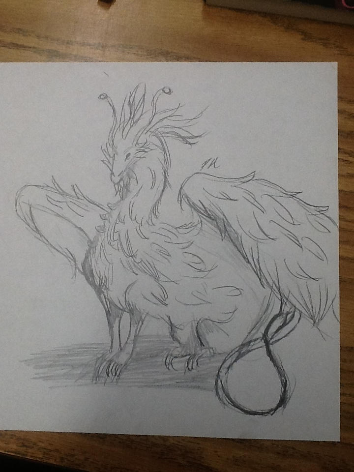 Dragon concept drawing by DayeMeg on DeviantArt
