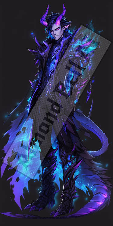 Purple Neon Cyberdemon Adopt