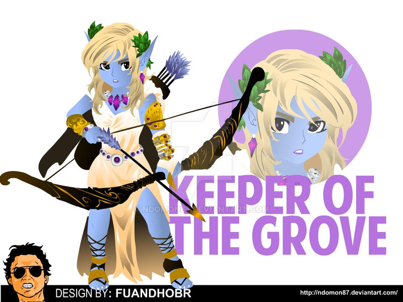 Chibi Elf Ranger Shvennya the Elven Ranger Chibi form by NDomon87 on DeviantArt