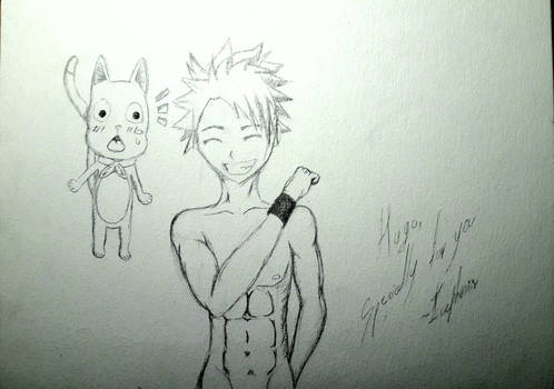 Natsu and Happy ~ Specially for him 