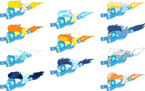 Wonderbolts flying