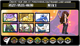 My trainer card~