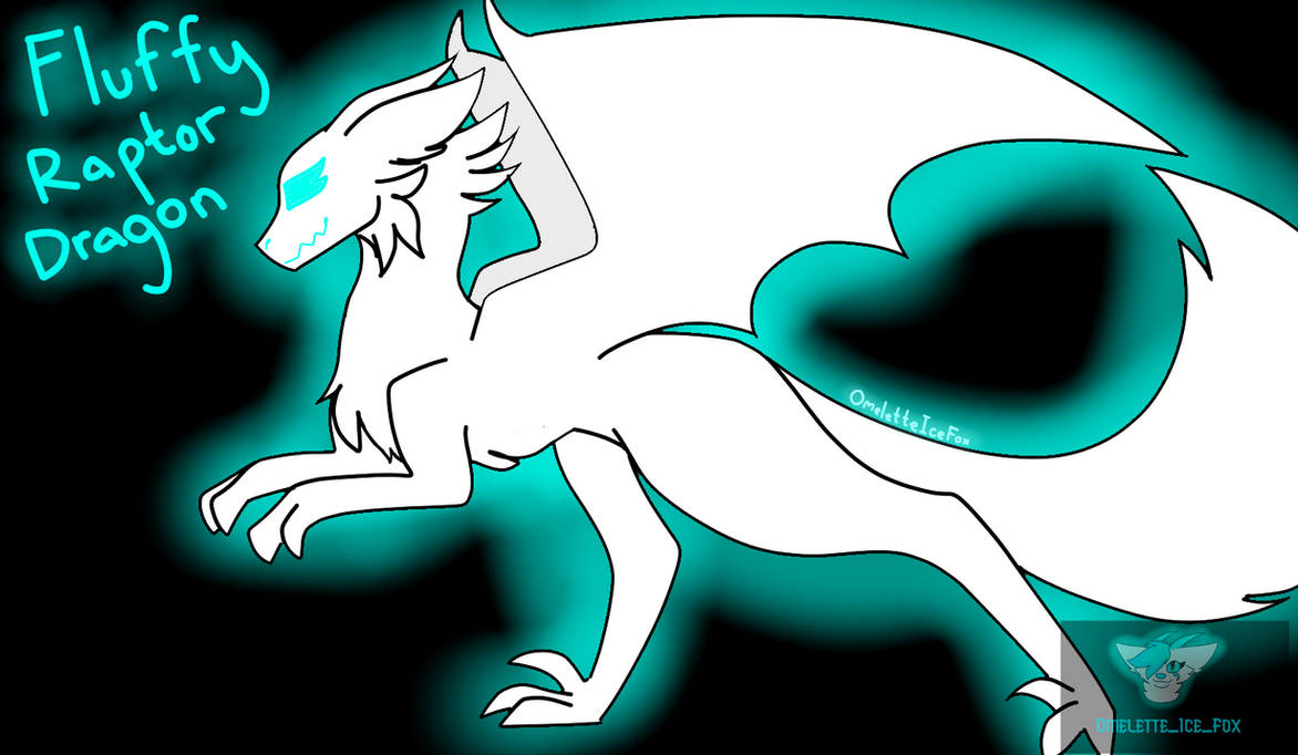 Fluffly Raptor Base Fluffy raptor dragon (Species) by OmeletteIceFox on DeviantArt