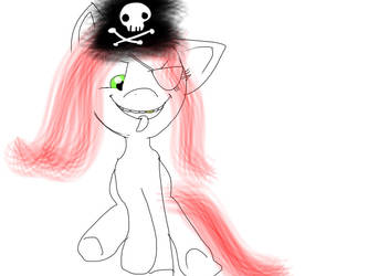 Pirate Pony(Uncoloured)