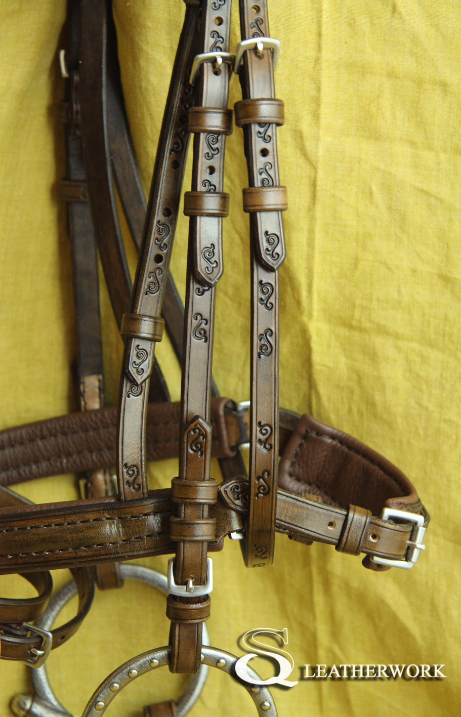 leather custom bridle