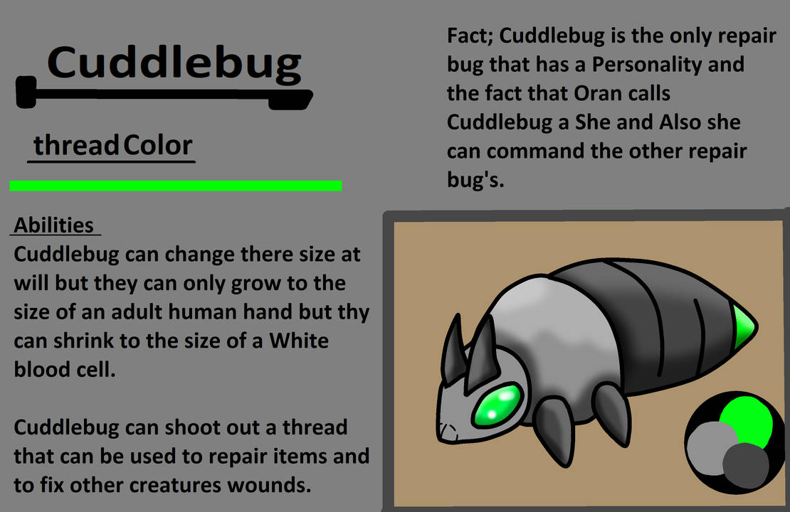 Cuddle Bug Rups Cuddlebug by Prince-of-nature on DeviantArt