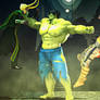 The Avengers Hulk Loki e Thor