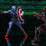 Cap America vs Skull Soldier