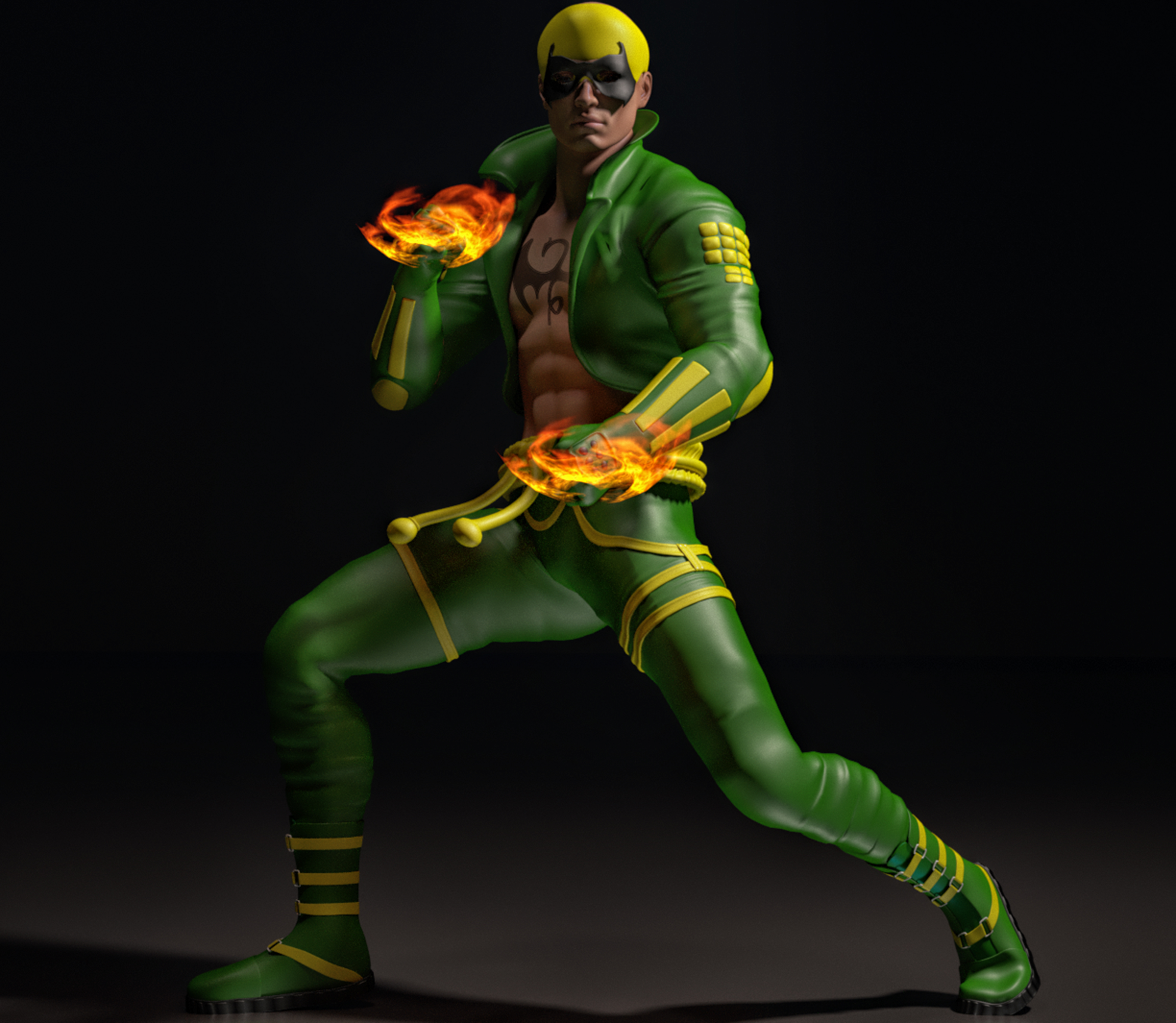 Iron Fist Character Study by Dristin007 on DeviantArt