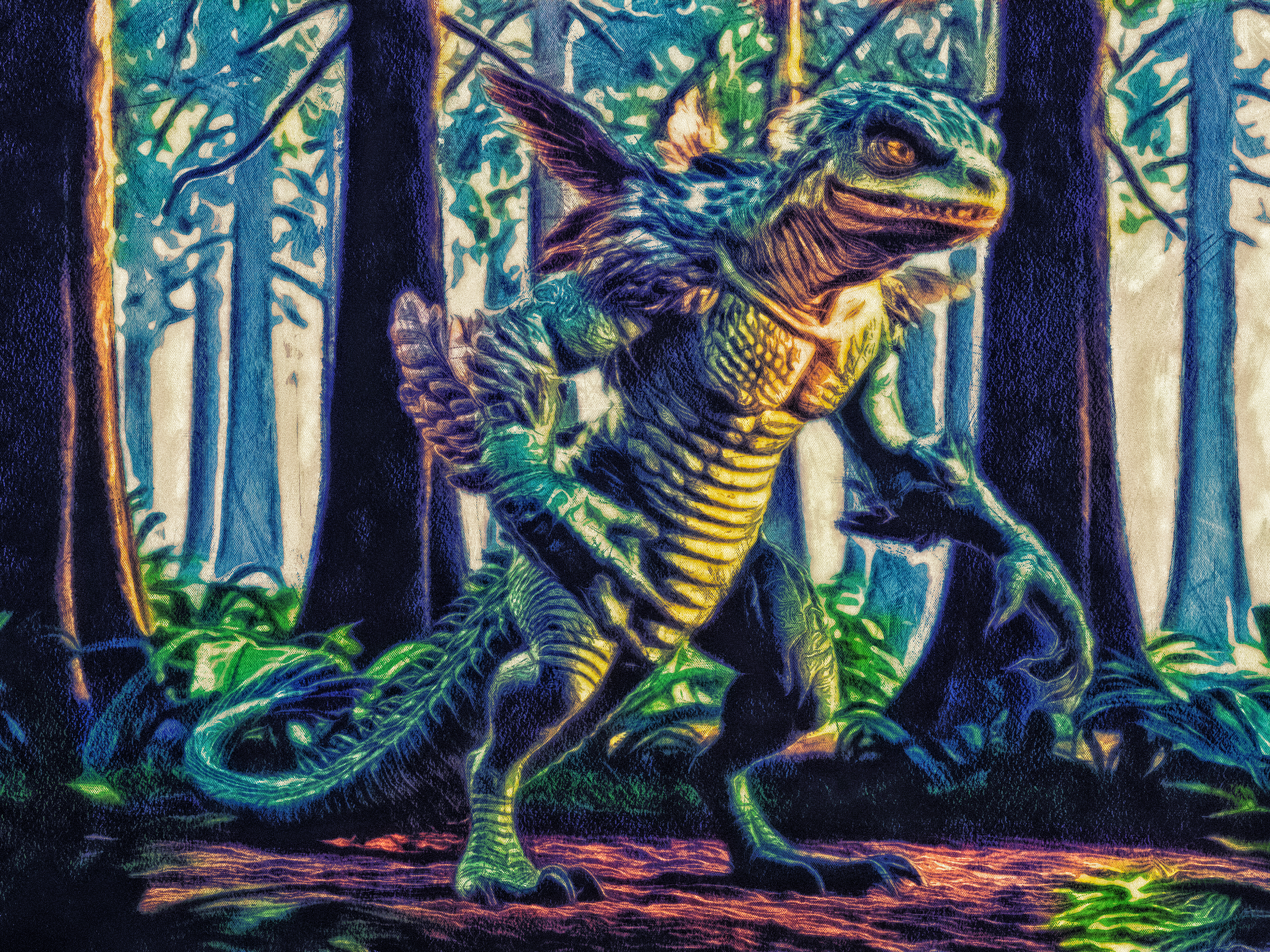 Creature in the woods