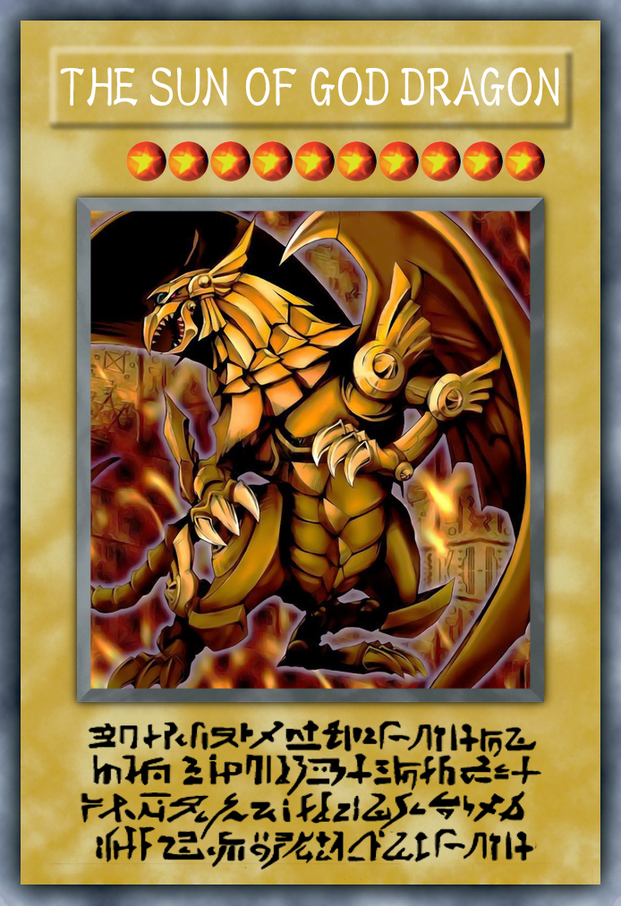 valley of the sun god yugioh card True - MP22-EN275 - Ultra Rare THE SUN OF GOD DRAGON