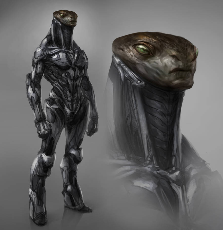 Alien astronaut concept by Otto-Metzger on DeviantArt