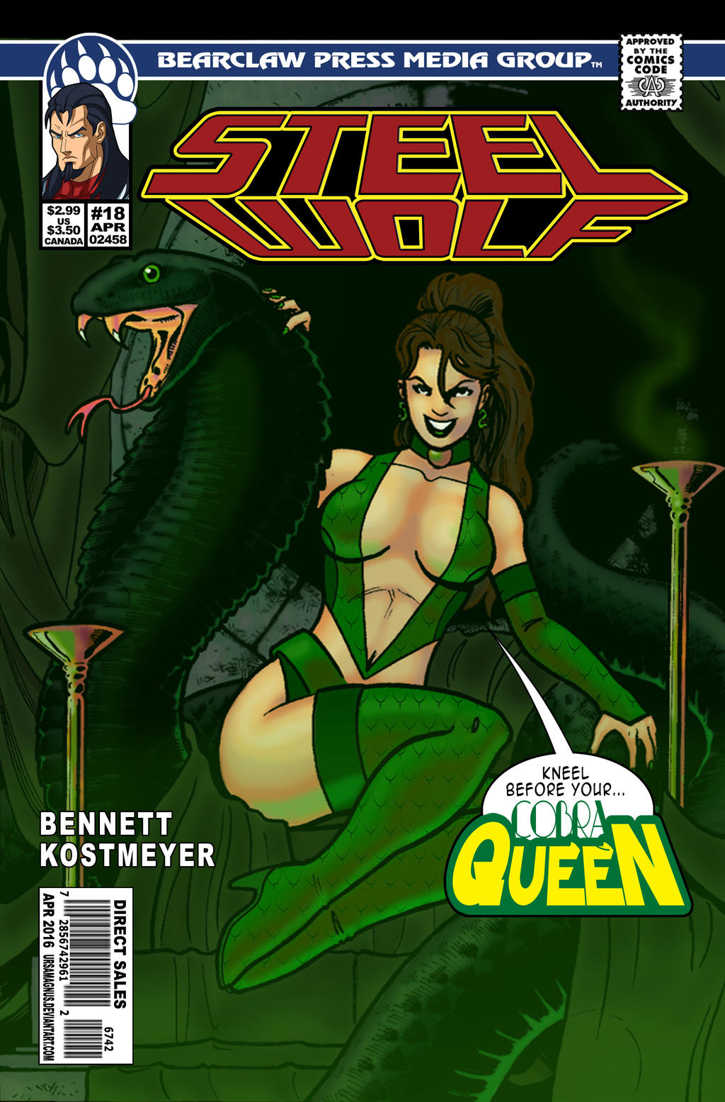 Steel Wolf #18 cover