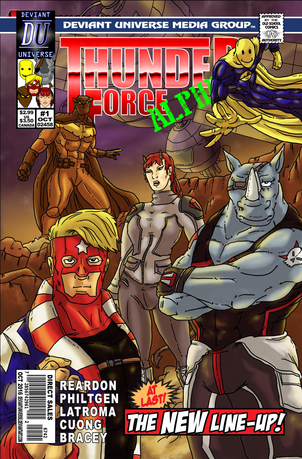 Thunder Force Alpha #1 cover