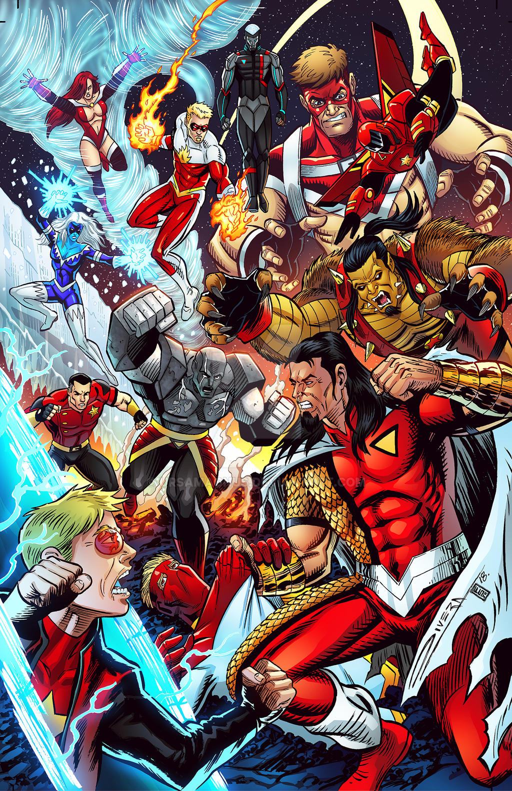 My Comrades, my enemies! - Steel Wolf vs Red Guard