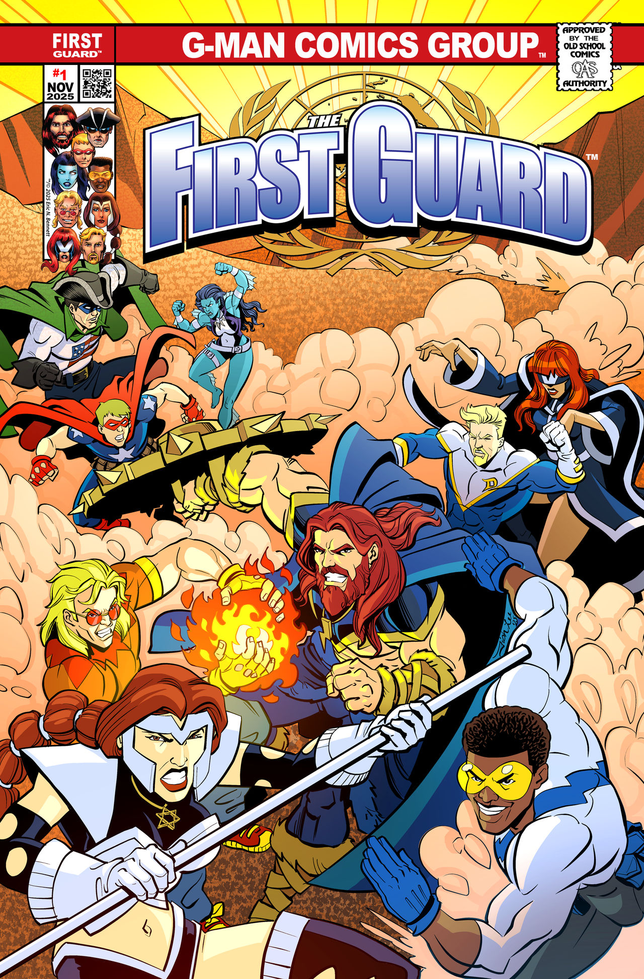 First Guard #1 coverB by Fish Lee