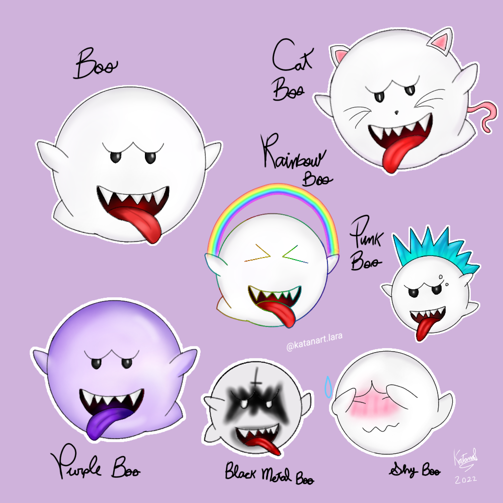 Types of Boos by KatanaLDrawing20 on DeviantArt
