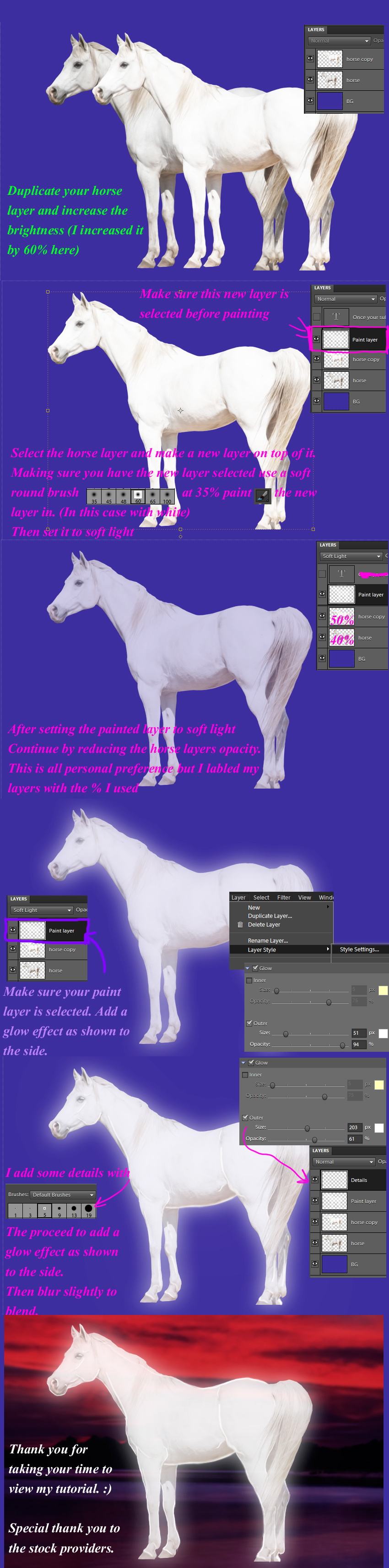 Spirit Horse Tutorial