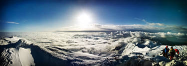 The peak of mount Taygetos