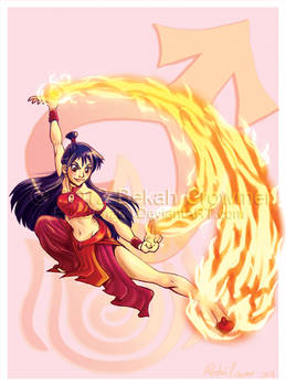 Sailor Avatar: Firebender Rei