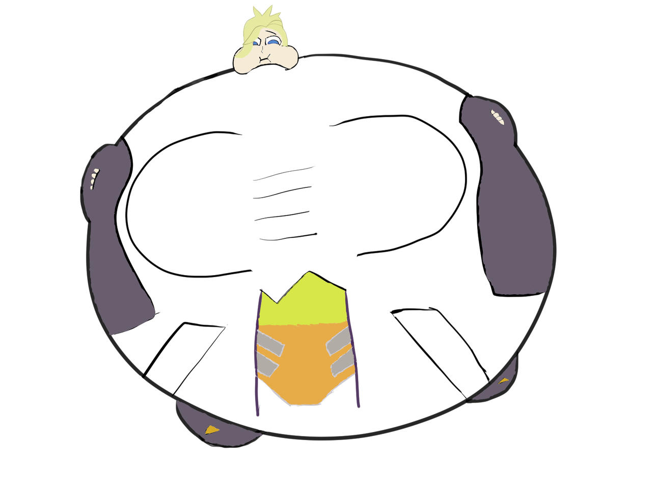 Overwatch Inflatioon Mercy Inflation by UberInflationLover on DeviantArt
