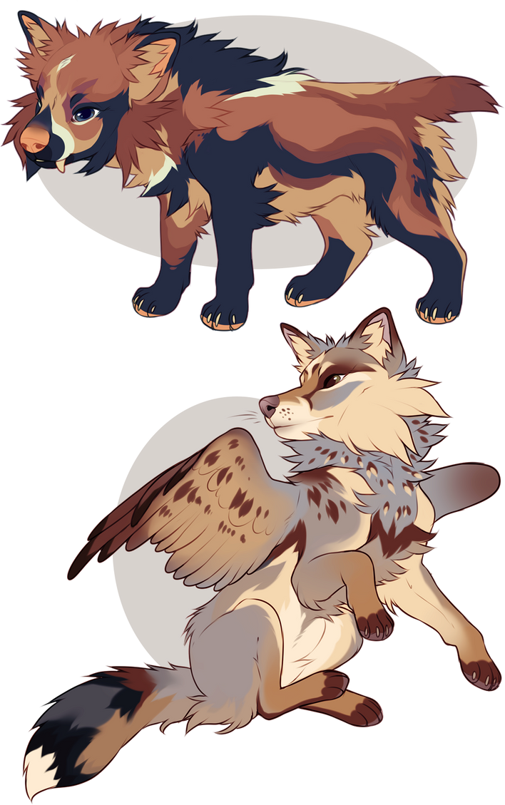 Some canines Open by Alunaa on DeviantArt Some canines Open by Alunaa on DeviantArt