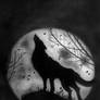Wolf to the moon