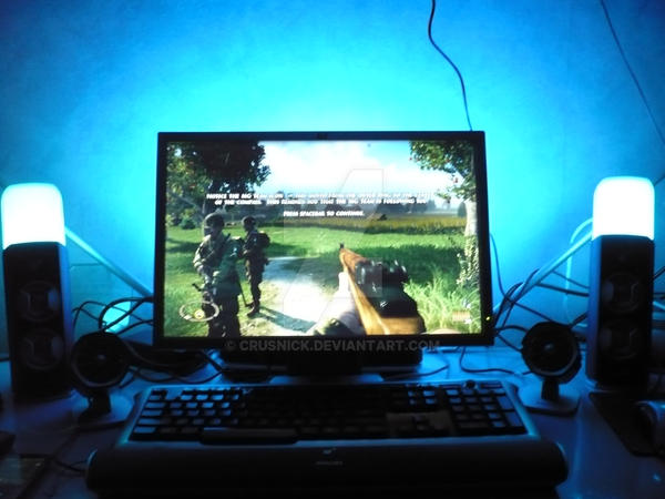 Gaming Computer Desktop Deviantart My Desktop by Crusnick on DeviantArt