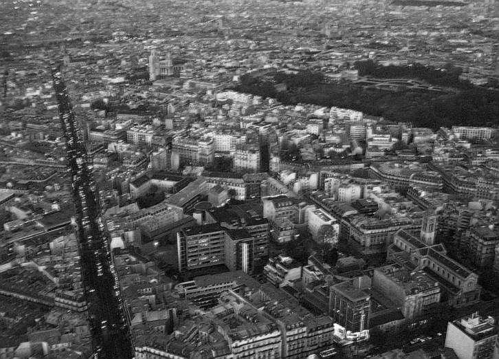 Paris from the sky