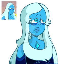 Re-Drawing | Blue Diamond - Steven Universe by Caramelushy