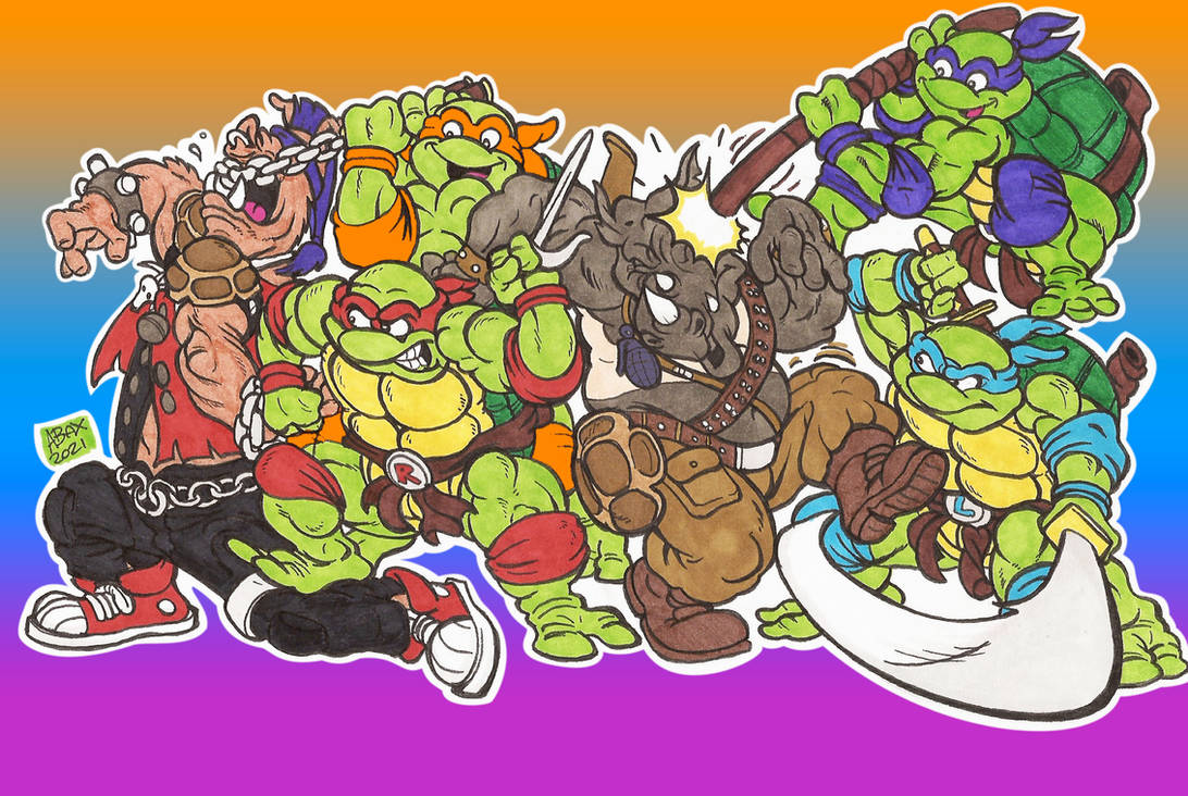 TMNT vs Beebop and Rocksteady Doodle 01 Dec2020