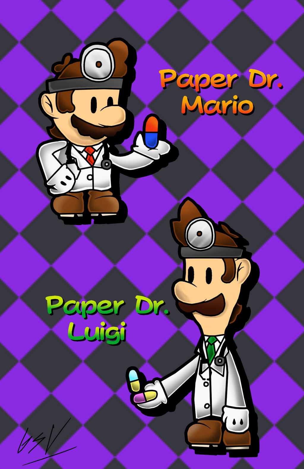 Paper Doctor Bros. by GSVProductions on DeviantArt