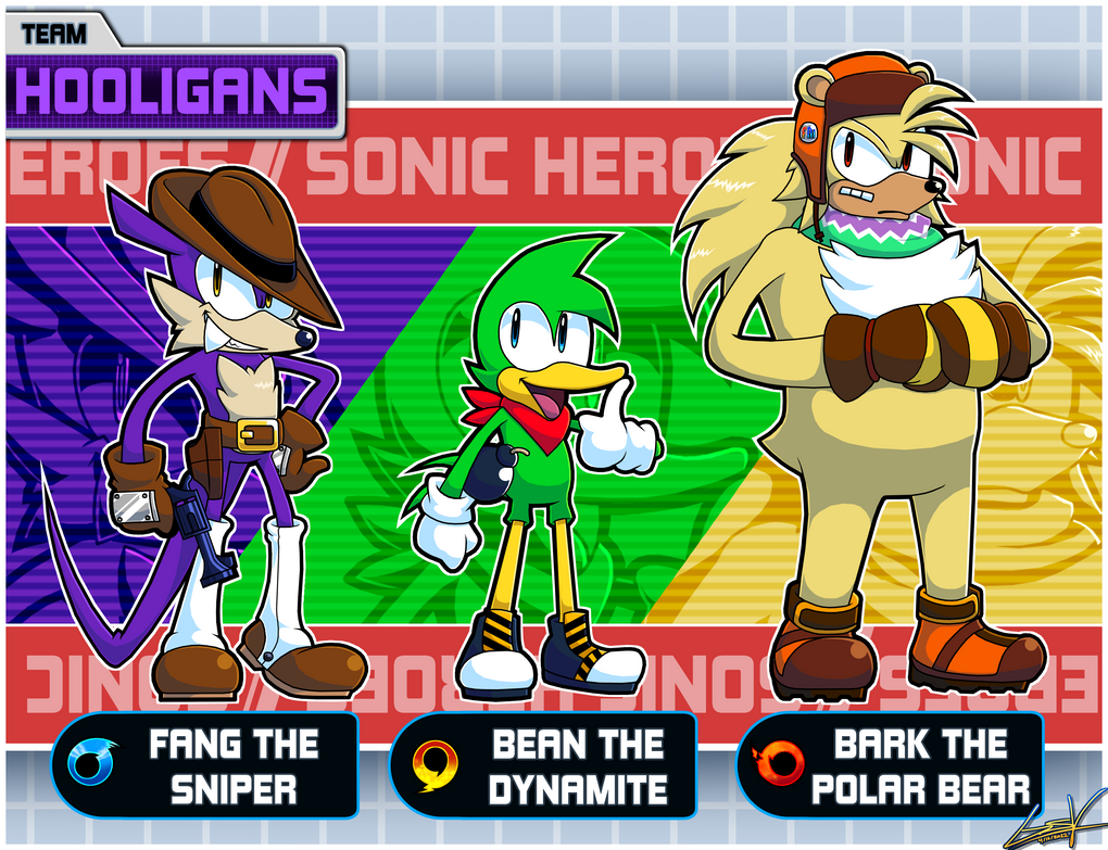 Sonic Heroes - Team Hooligans by GSVProductions on DeviantArt