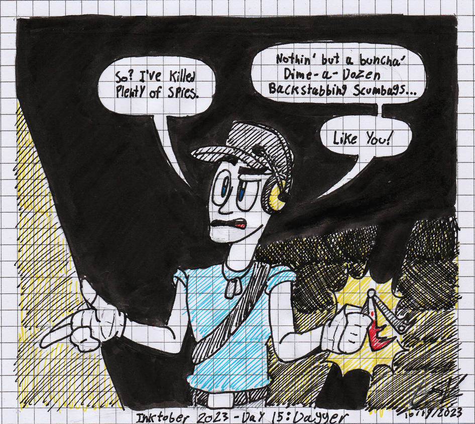 Inktober 2023 - Day 15: Dagger. by GSVProductions on DeviantArt