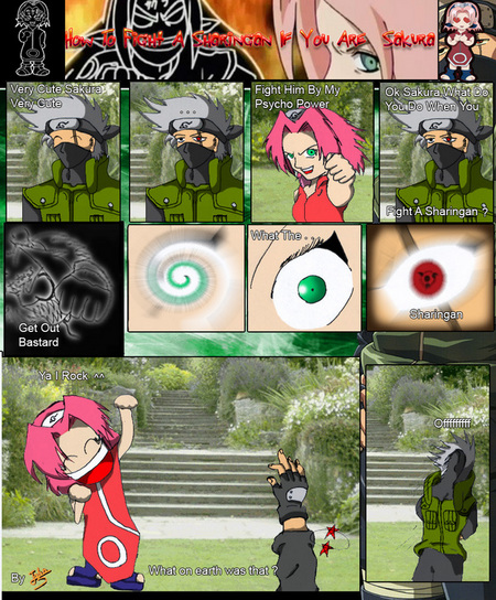 How Sakura Fight A Sharingan ?