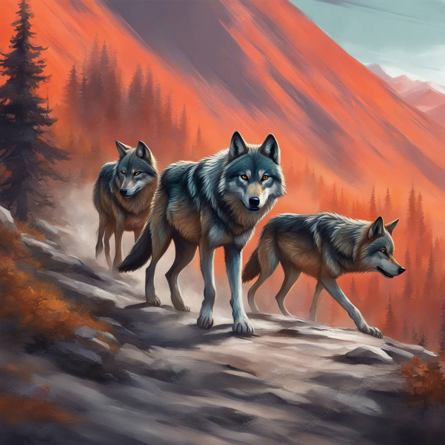 Wolf Shadow Pack Wolf Pack by LucaProjectWeb on DeviantArt