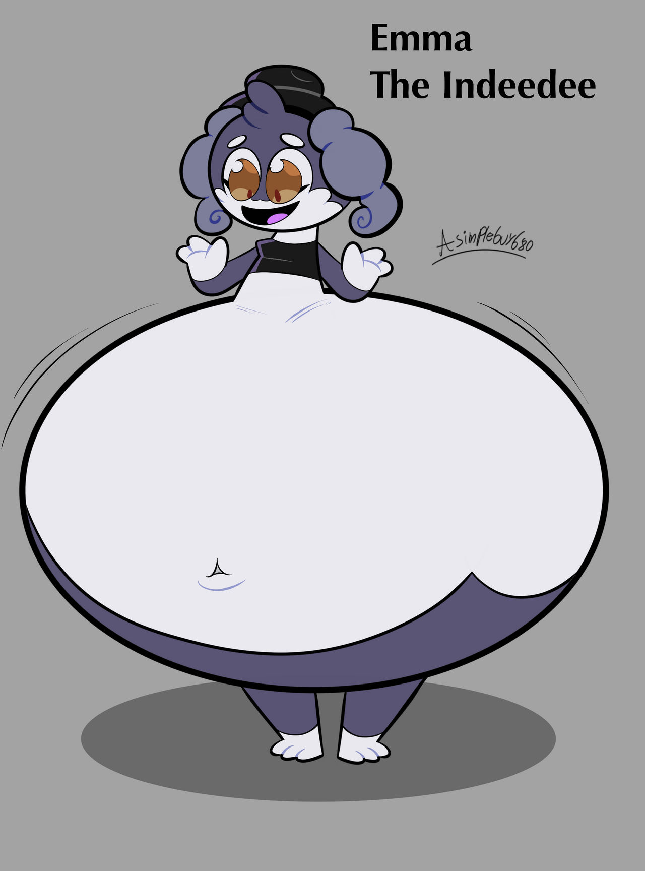 Indeedee Inflation Emma The Big Indeedee by ASimpleGuy680 on DeviantArt