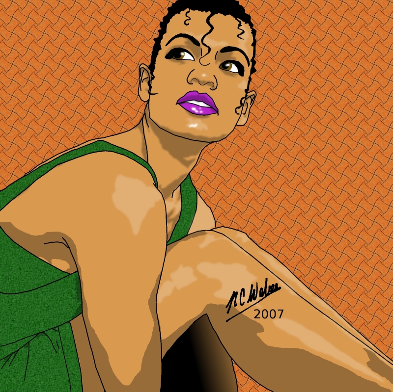 Trisha Drawn in GIMP Alt 2 by NCWeber