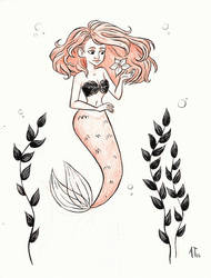 Mermaid - INKtober