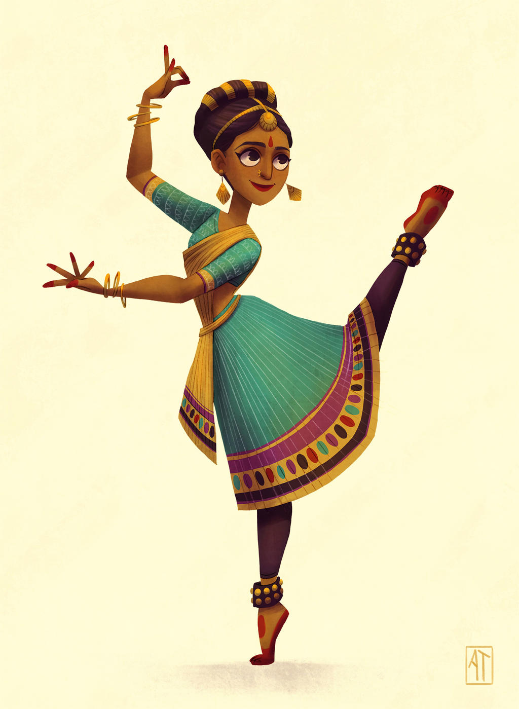 Indian Dancer - Character Design Challenge