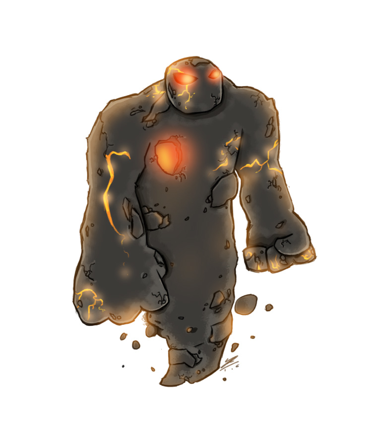 Fire Golem Doodle