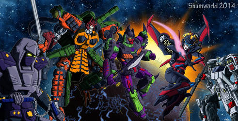 Transformers of the Rising Sun by shumworld