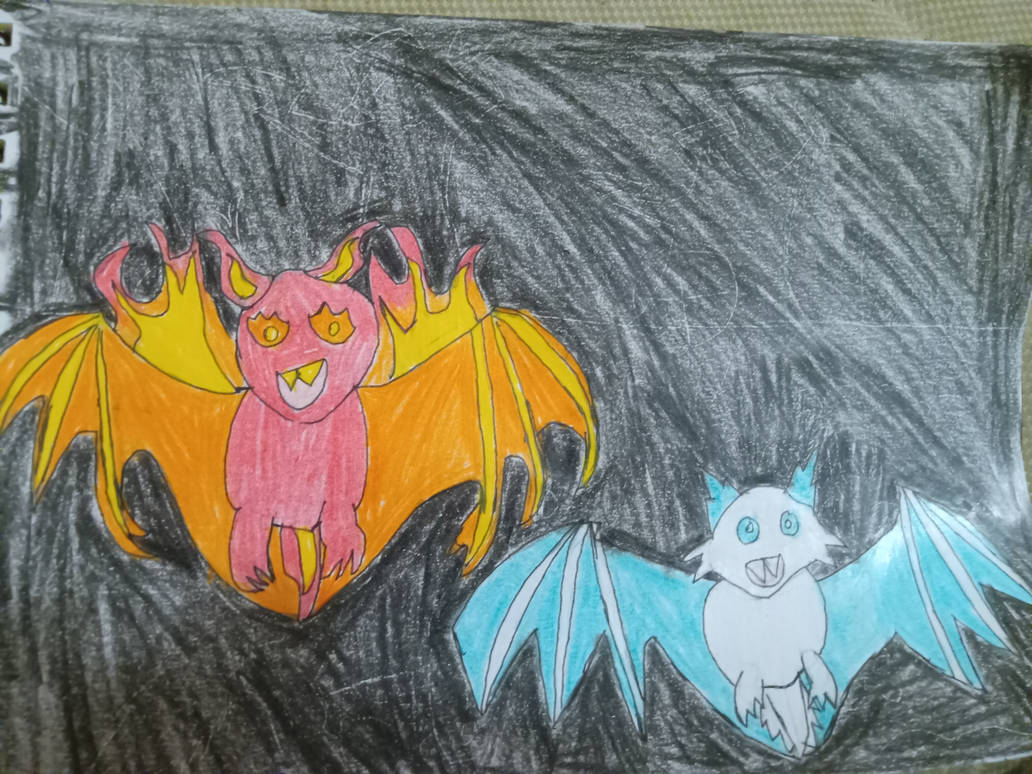Ice Bat Fire Bat and Ice Bat by DolphinLady23 on DeviantArt