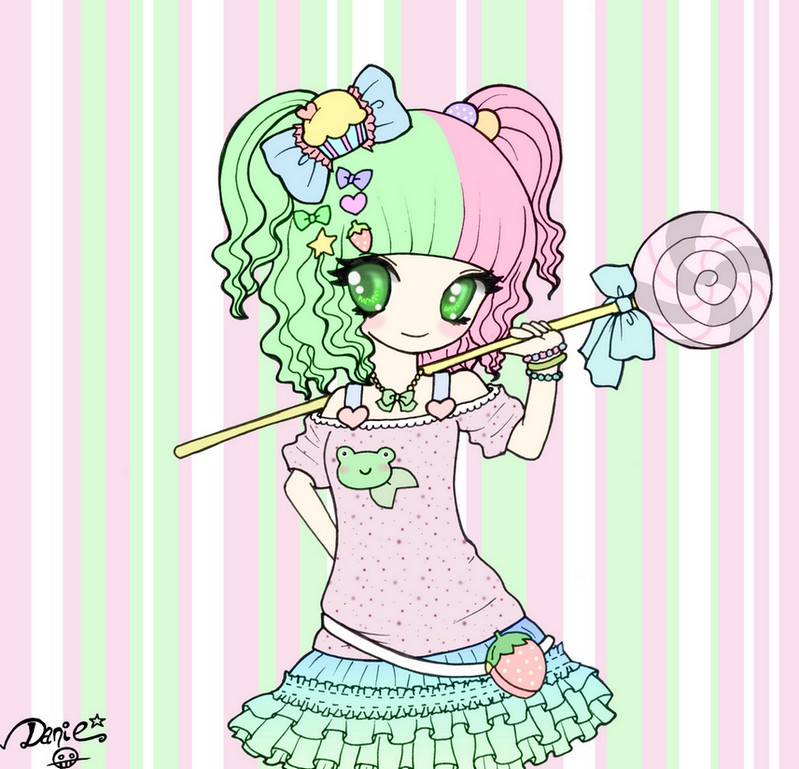 Chibi Kawaii Cute Chibi Anime Frog - Asoitoemeia Wallpaper