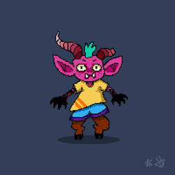 PinkDemon-PixelArt