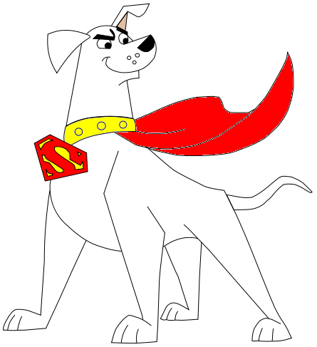 Krypto the Superdog Vector #1 by PereMarquette1225 on DeviantArt