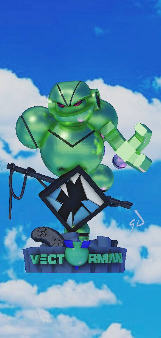Vectorman final by gldzx on DeviantArt