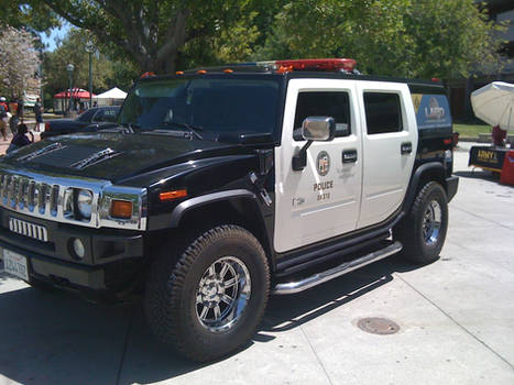 LAPD Hummer 3 quarter veiw