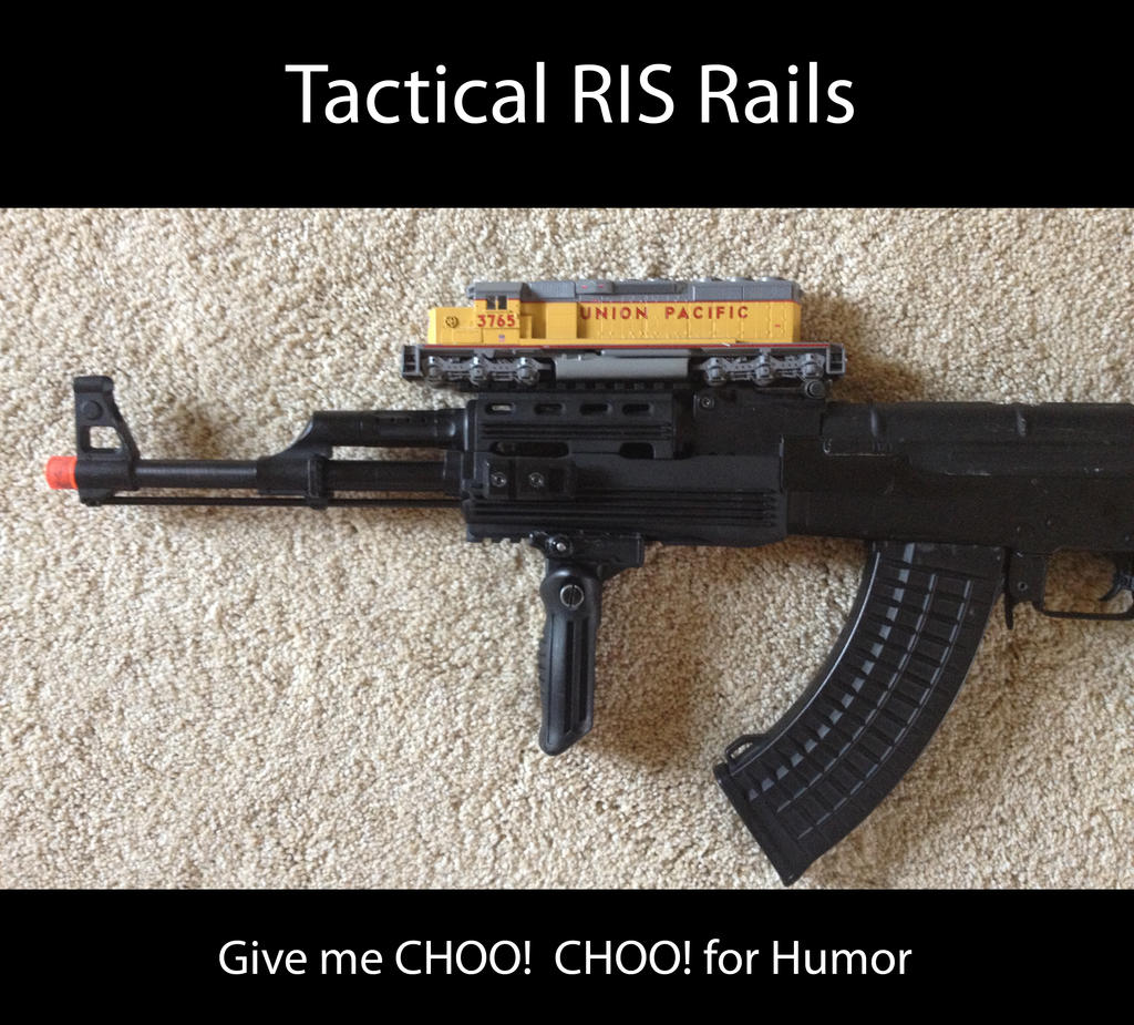 Tactical RIS Rail Choo! Choo! by Ghost141 on DeviantArt
