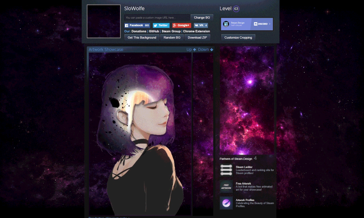 animated) Steam Artwork Profile - Andromeda by mahaka11 on DeviantArt